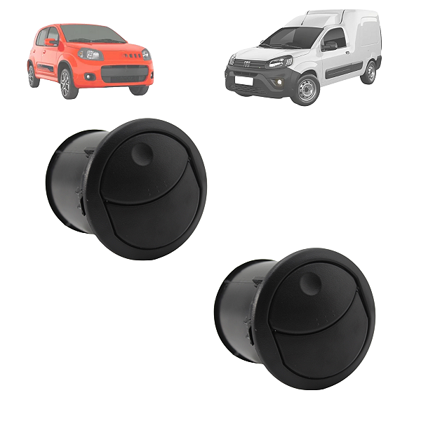 02 Difusor De Ar Painel Uno Vivace 2010 Até 2014 Fiorino 2014 Até 2020 Central