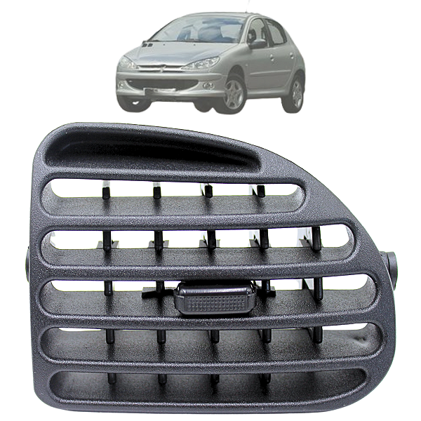 Difusor De Ar Painel Peugeot 206 2001 Até 2010 Central Direito