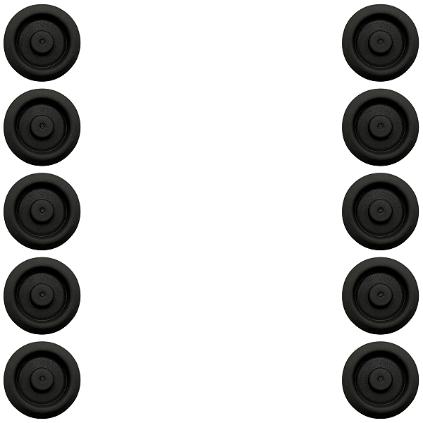 10 Tampão Do Assoalho Linha VW Gol Voyage Saveiro 2009 Até 2017 Fox 2004 Até 2015