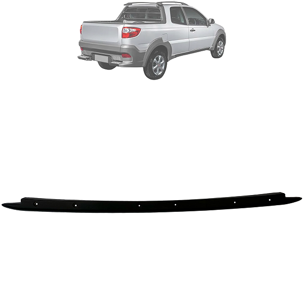 Moldura Superior Tampa Traseira Caçamba Strada 2014 Até 2020