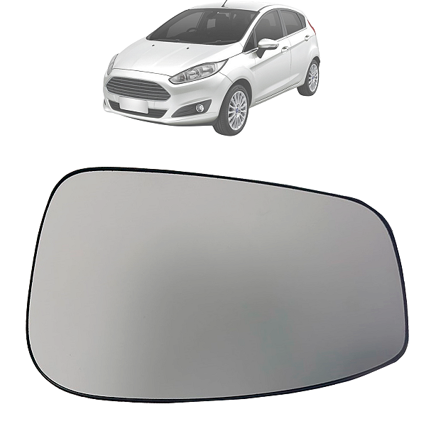 Lente Espelho Retrovisor Com Base New Fiesta 2012 Até 2017