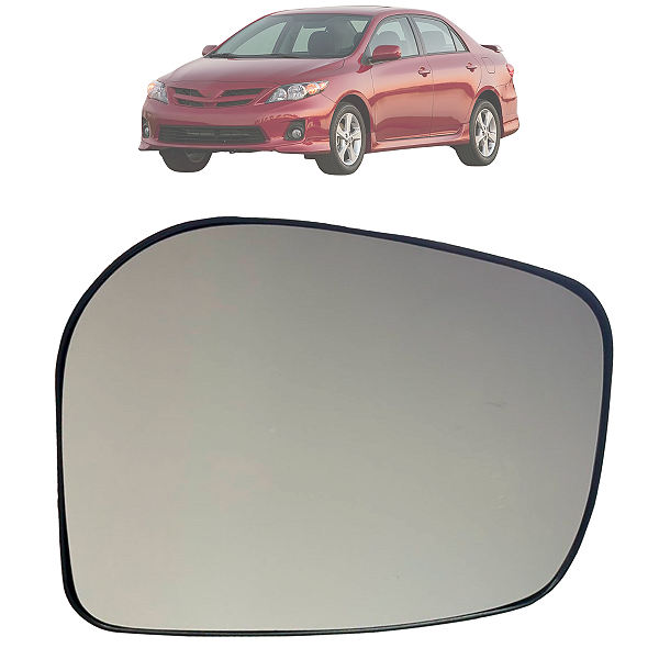 Lente Espelho Retrovisor Base Corolla 2008 Até 2013