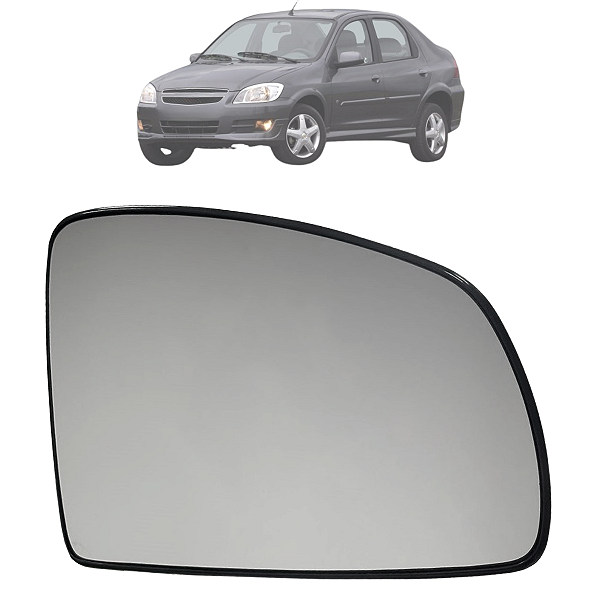 Lente Espelho Retrovisor Base Celta 2007 Até 2015 Prisma 2007 Até 2012