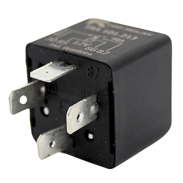 Relé Auxiliar 12V 4 Terminais 40A Sem Suporte Ford GM Renault Vw