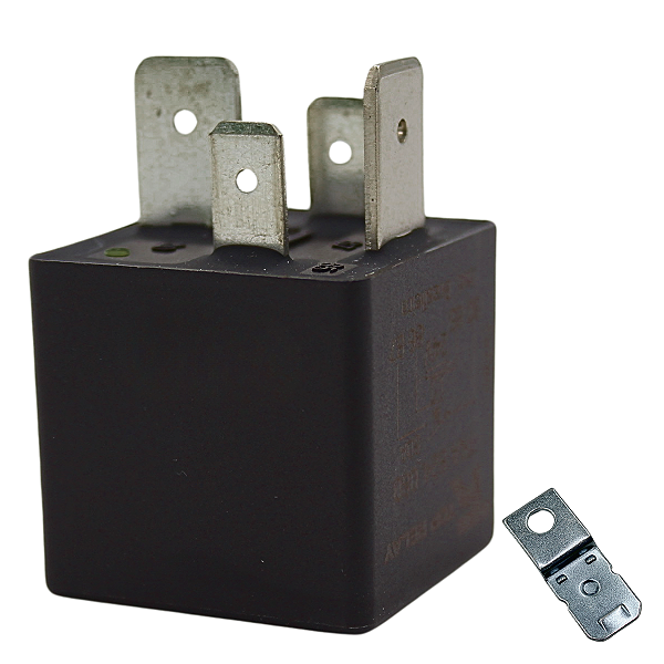 Relé Auxiliar 12V 4 Terminais 80A Com Resistor