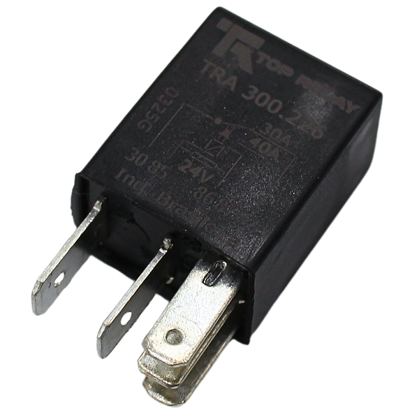 Rele Auxiliar 5 Term. 24v 30/40a Mini Preto