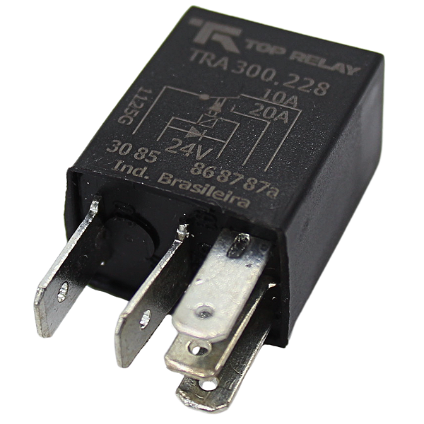 Mini Relé Auxiliar 5 Terminais 24V 10/20A Mercedes-Benz