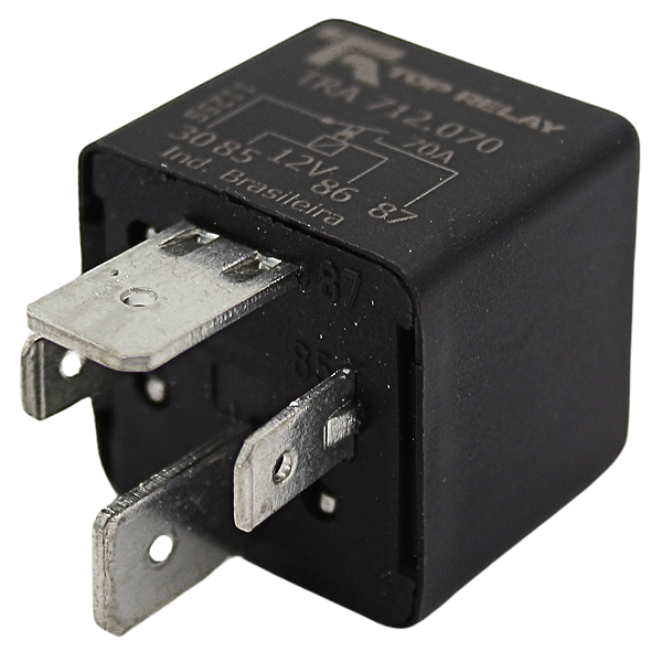Relé Auxiliar Automotivo 12V 4 Terminais 70A Sem Suporte