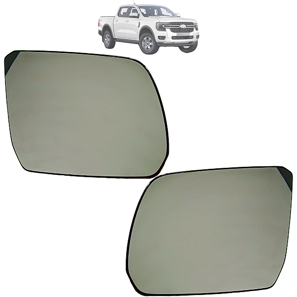 Par Lente Espelho Retrovisor Com Base Ranger 2023 2024