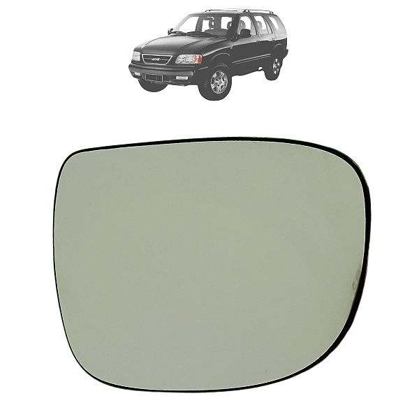 Lente Espelho Retrovisor Com Base S10 1993 Até 2011 Original