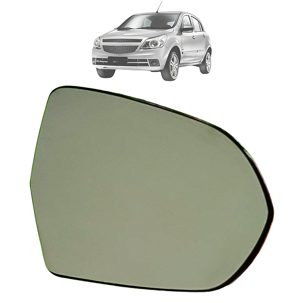 Lente Espelho Retrovisor Com Base GM Agile 2010 Até 2015 Original