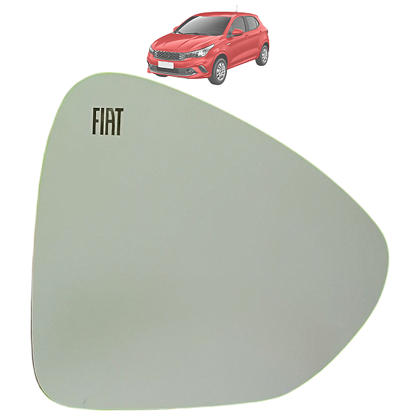 Lente Espelho Retrovisor Base Argo Gravado 2018 Até 2022 Original