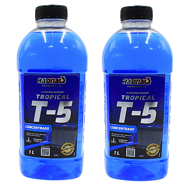 Aditivo Radiador T5 Long Life - Azul 2 Litro