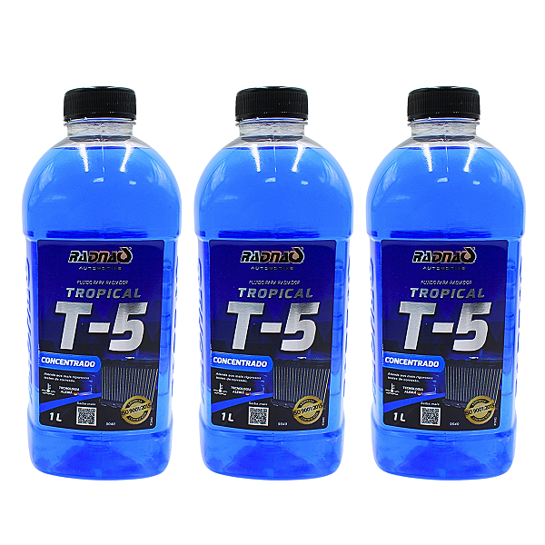 Aditivo Radiador T5 Long Life - Azul 3 Litro