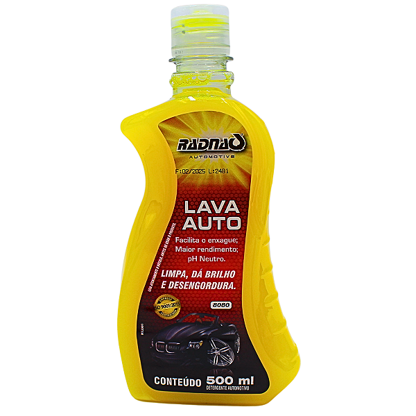 Shampoo Lava Autos Concentrado Neutro 500ml Radnaq