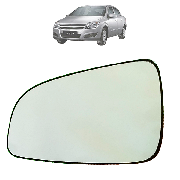 Lente Espelho Retrovisor Com Base Vectra 2006 Até 2009 Original