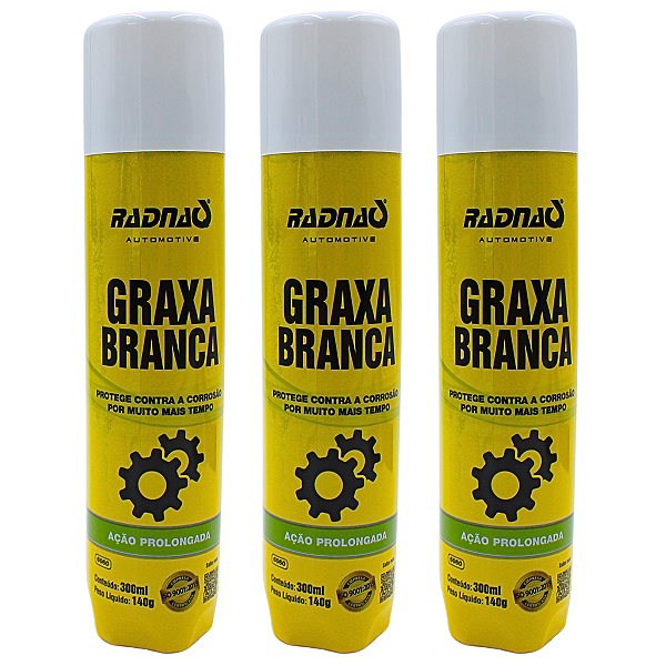 Spray Graxa Branca Aerossol Lubrificante 900ml