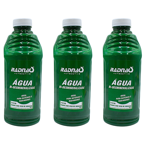 Agua Desmineralizada Radiador E Bateria Radnaq Galão 3 Litro