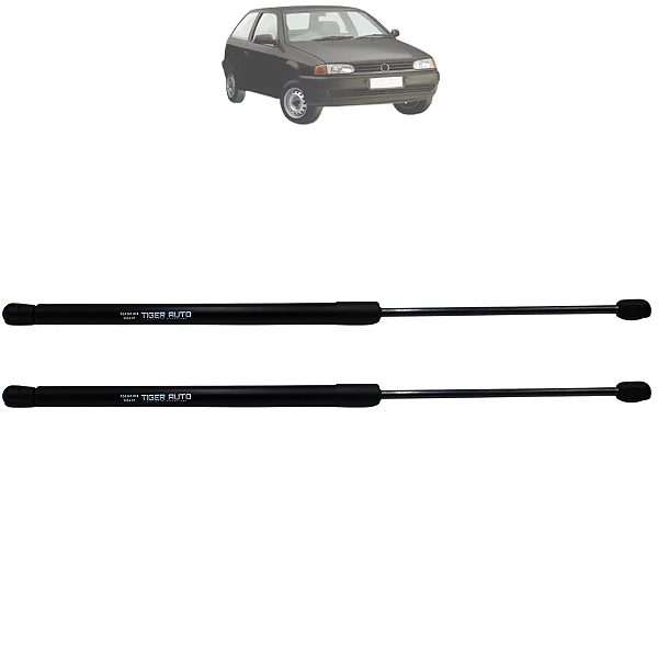 Par Amortecedor A Gás Porta Malas Gol G2 Com Limpador Spoiler 1995 1996 Até 1999