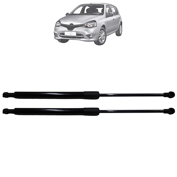 Par Amortecedor Molas A Gás Porta Malas Clio Hatch 2000 Até 2019