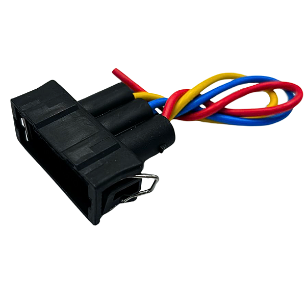 Chicote 3 Vias Motor Ventilador Radiador Golf Passat Polo Audi Femea