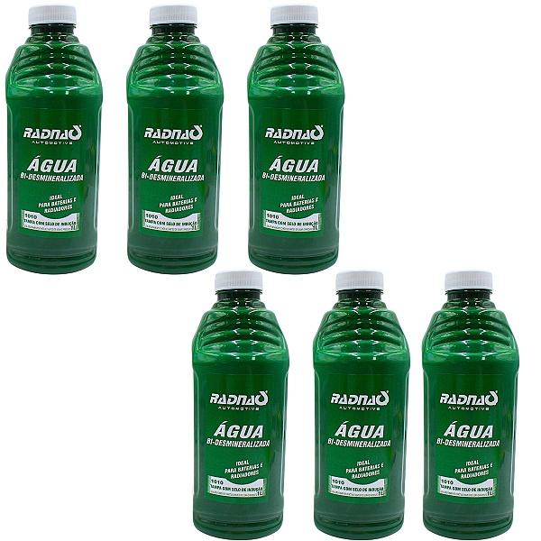 Agua Desmineralizada Radiador E Bateria Radnaq Galão 6 Litro