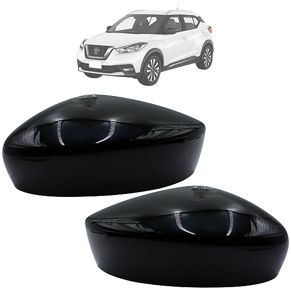 Par Capa Espelho Retrovisor Sem Pisca Kicks 2016 a 2022 Original