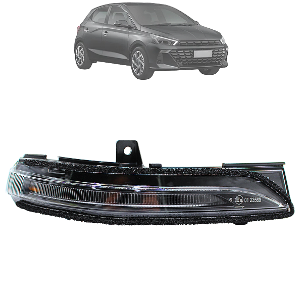 Pisca Retrovisor Metagal HB20 2020 Até 2025 Original