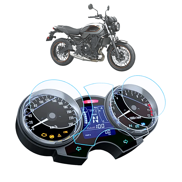 Película Painel Protetora Moto Z650rs Z900RS 2019 2020 2021 2022