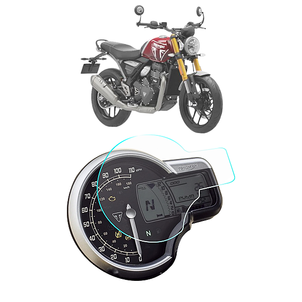 Película De Painel Protetora Moto Speed 400 Scrambler 400 2024 2025