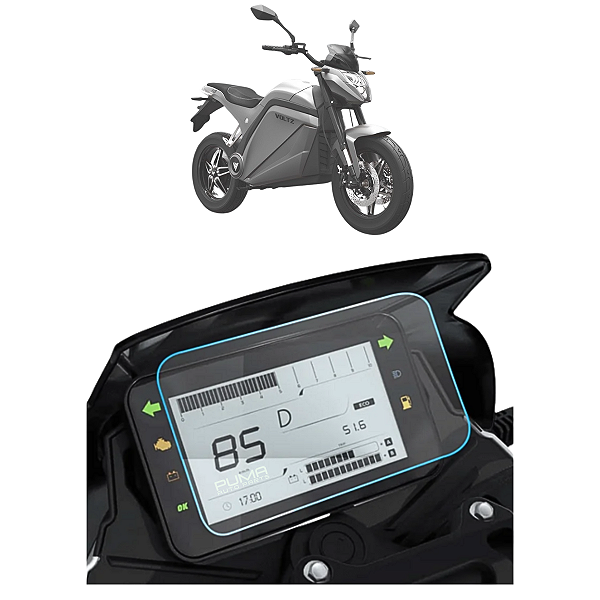 Película Proteção Painel Moto Voltz EVS 2021 Até 2023