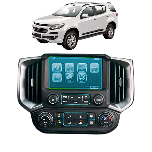 Película Multimídia Painel Protetora S10 Trailblazer  2016 Até 2023 Nano Glass