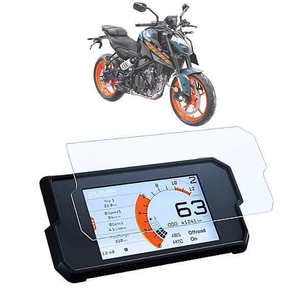 Proteção Painel Duke 390 2018 até 2024 Duke 890R 2021 até 2023