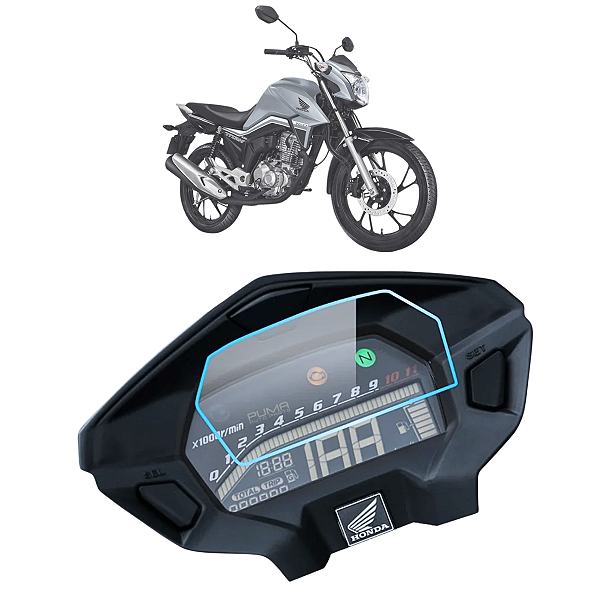 Película Protetora Do Painel Tela Honda CG160 2016 Até 2021