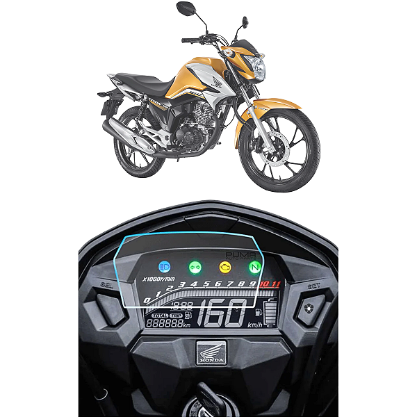 Película Proteção Painel Honda Cg160 Titan 2016 17 Até 2022