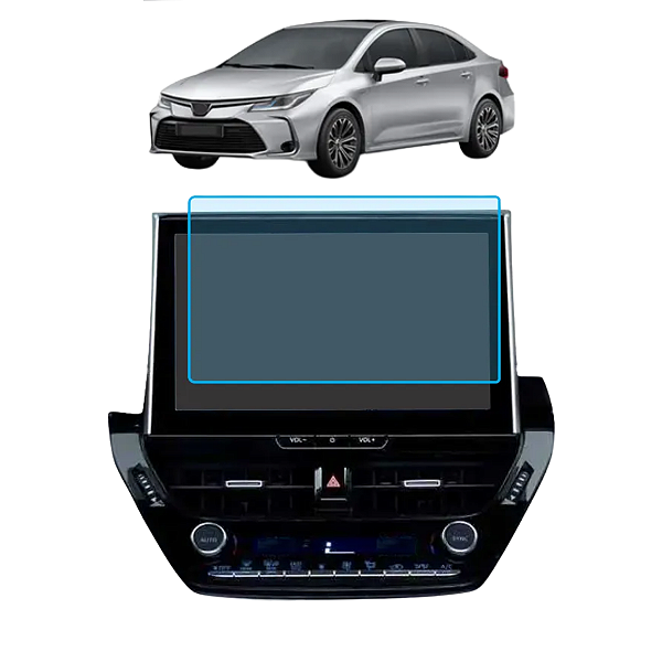 Película Nano Glass Painel Protetora Corolla Harman 2023 2024