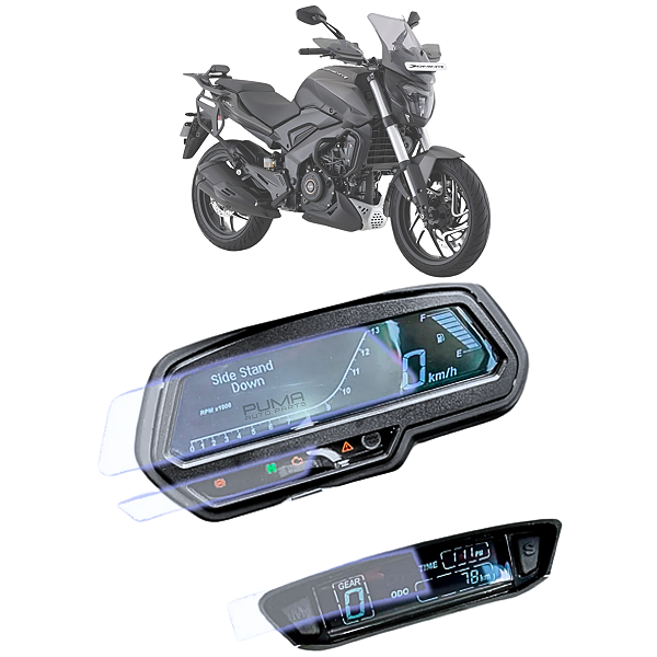 Película Nano Glass Painel Protetora Moto Dominar 400 2023 Até 2025