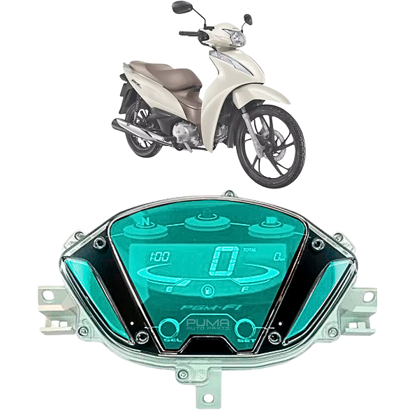 Película 9H Painel Protetora Moto Biz 125 2018 Até 2024