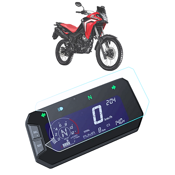 Película Painel Protetora CB300F Twister XRE 300 Sahara CRF 250 CRF 250 2025