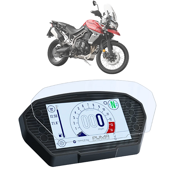 Película Painel Protetora Moto Speed Triple 765 RS Tiger 800 2018 Até 2021