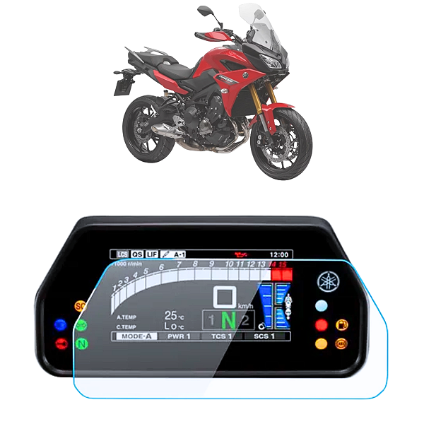 Película Painel Protetora Tracer 900 2019 Até 2025 GT YZF R1 2015 Até 2025
