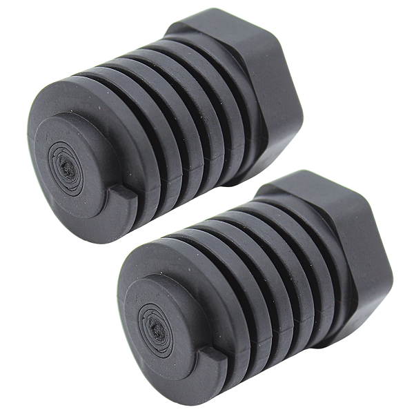 Par Batente Borracha Capô Ranger 2012 Até 2024