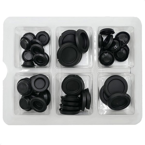 Kit 50 Peças Tampão Do Assoalho Porta Malas Universal