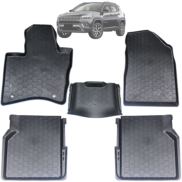 Tapete Borracha Bandeja Compativel Jeep Commander Todos
