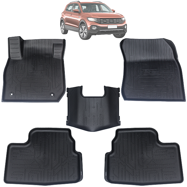 Tapete Borracha Bandeja Tcross T-cross 2019 22 23 24 25 2026