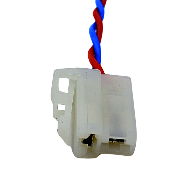 Plug Chicote 02 Vias Encaixe Fêmea Bobina Injeção Titian 150cc