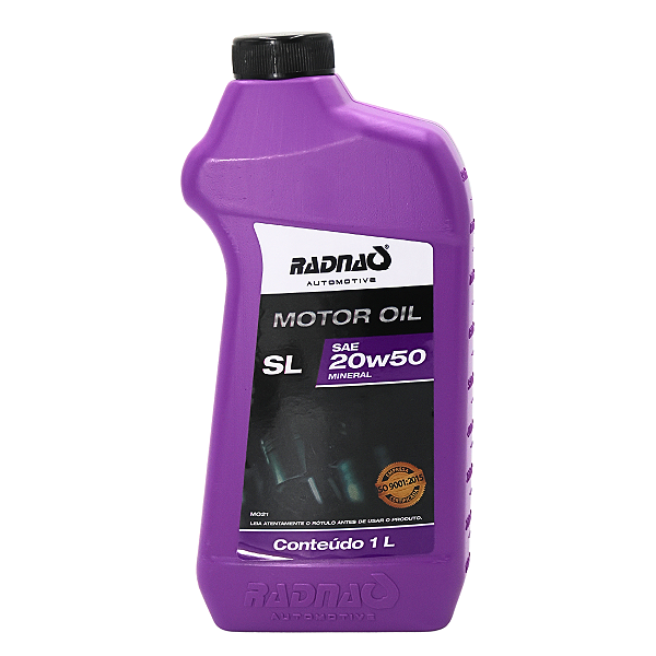 Óleo Motor Carro 20w50 Mineral Sl Sae 1 Litro Radnaq