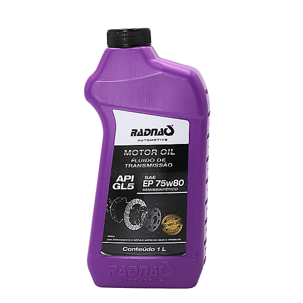 Óleo Transmissão Manual 75w80 Semissintético Api Gl5 Sae Ep