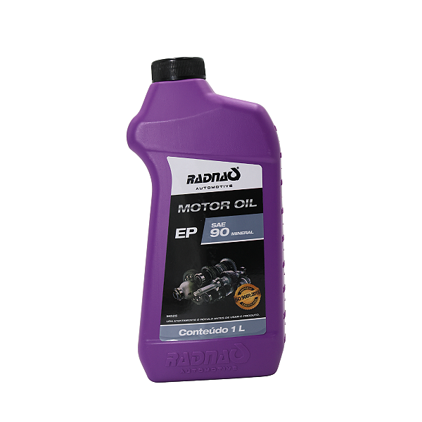 1 Litro Óleo Câmbio Mineral Radnaq Motor Oil Sae Ep 90w