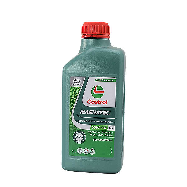 1 Litro Óleo De Motor Semi-sintético 10w40 Magnatec A3 B3